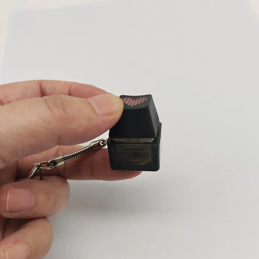 Mechanical Keyboard Keychain RGB Mini Tester Stress Toy - Tophatter Daily Deals