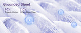 Earthing Grounding Bed Sheet 95 Cotton 5 Silver Fiber - Tophatter Daily Deals