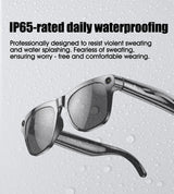 Smart AI Camera Glasses Bluetooth Call Voice Assistant - Tophatter Daily Deals