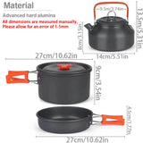 11-Piece Camping Cookware Cooking Set Camp Cooking - Tophatter Daily Deals
