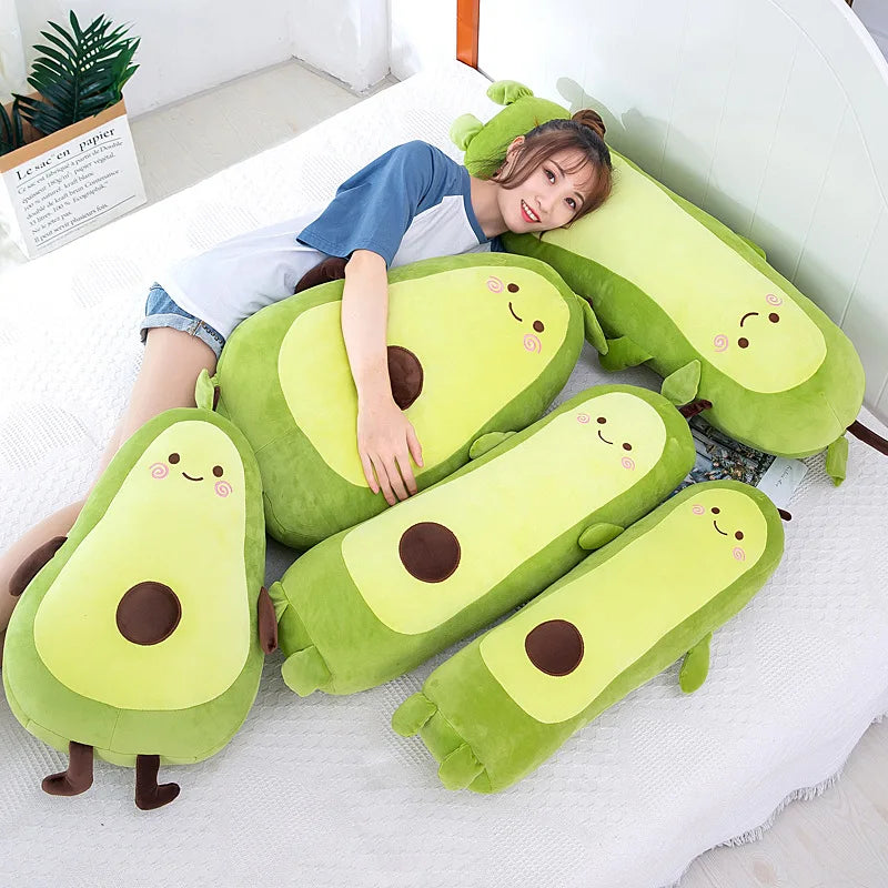 Squishy Avocado Long Plush Food - Tophatter Daily Deals
