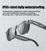 4K AI Smart Camera Glasses Photochromic Travel Handsfree - Tophatter Daily Deals