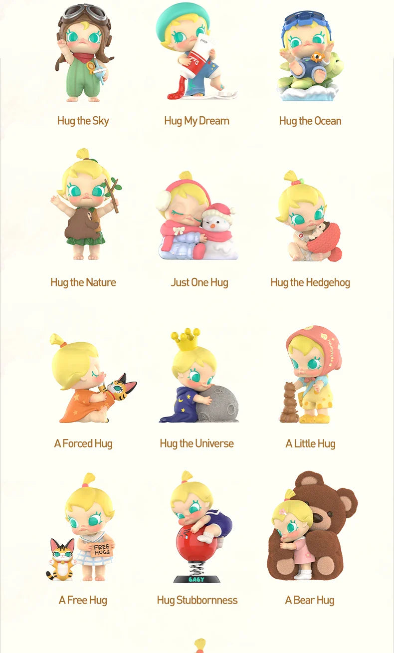Genuine Pop Mart Baby Molly My Huggable Discovery Series Figures Blind Box Animals - Tophatter Daily Deals