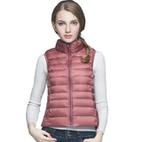 Lightweight Women's Sleeveless Vest - Quilted Nylon, Warm - Tophatter Daily Deals