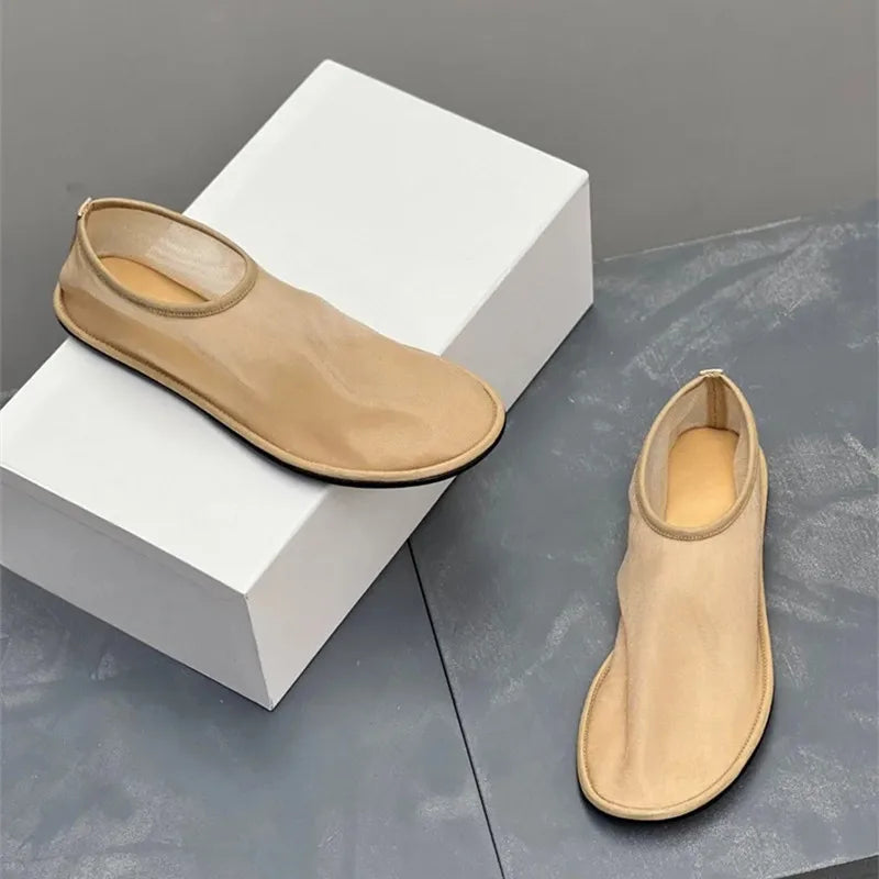 Breathable Women Mesh Ballet Flats - Slip On, For Summer - Tophatter Daily Deals