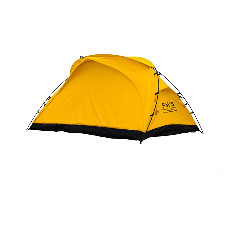 3-Season Camping Tent Breathable Mesh Yellow Tents - Tophatter Daily Deals