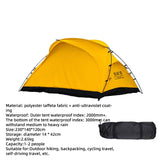 3-Season Camping Tent Breathable Mesh Yellow Tents - Tophatter Daily Deals