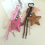 Y2K Leather Star Keychain Dachshund Bag Charm Anti Lost - Tophatter Daily Deals