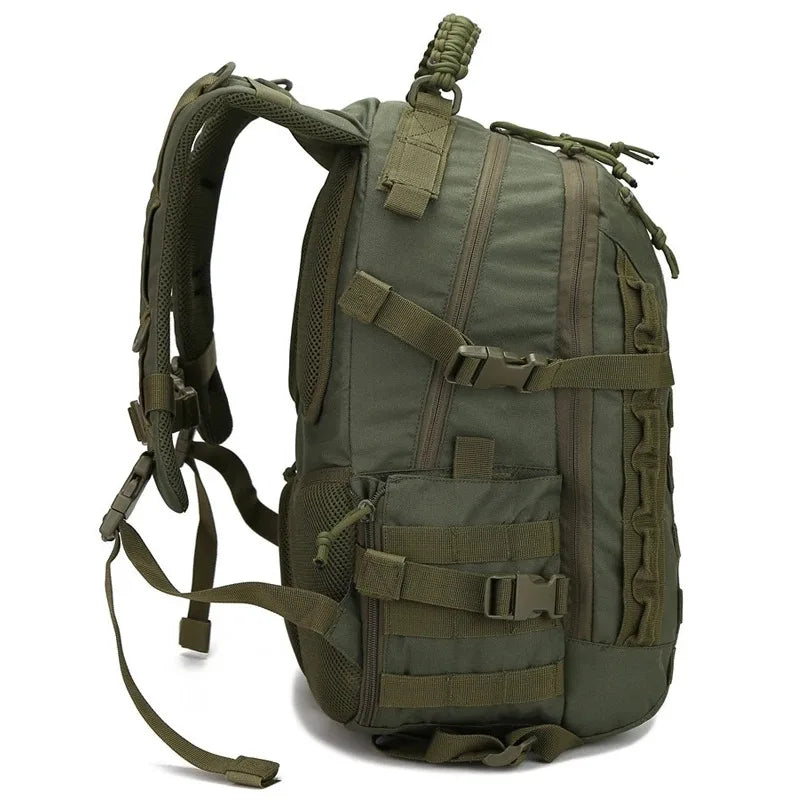 35L Waterproof Camo Hiking Backpack Green Backpacks - Tophatter Daily Deals