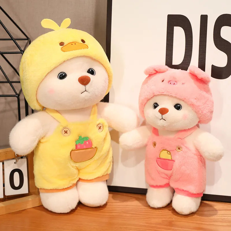 Dinosaur Bear Plush Toy Cute Stuffed Animals Bunny Duck Plushie Animals - Tophatter Daily Deals