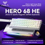 Mechanical Gaming Keyboard 68 Key RGB Compact Esports White Light house - Tophatter Daily Deals