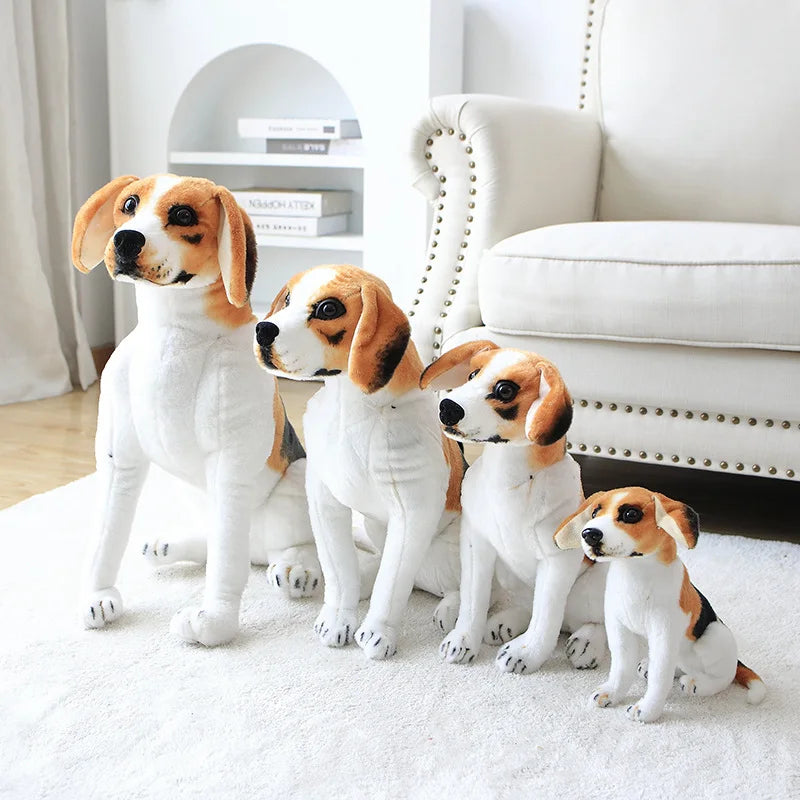Realistic Puppy Dog Plush Animals - Tophatter Daily Deals