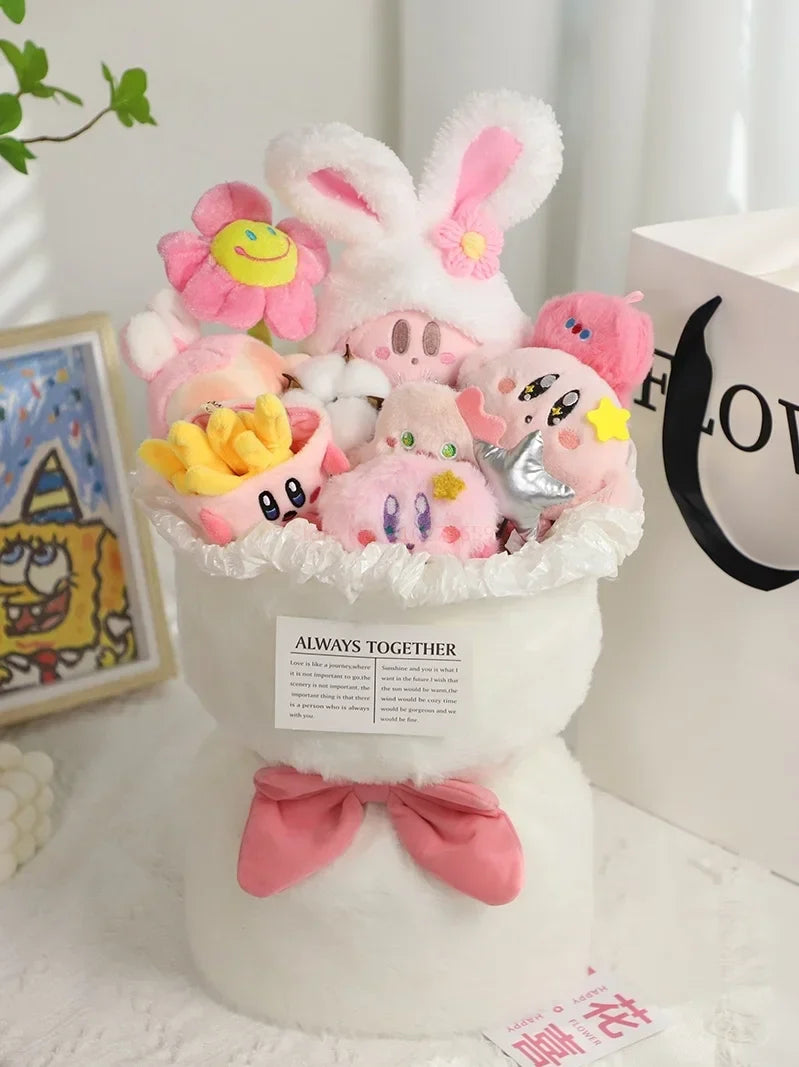 Pink Star Kirby Plush Bouquet Anime - Tophatter Daily Deals