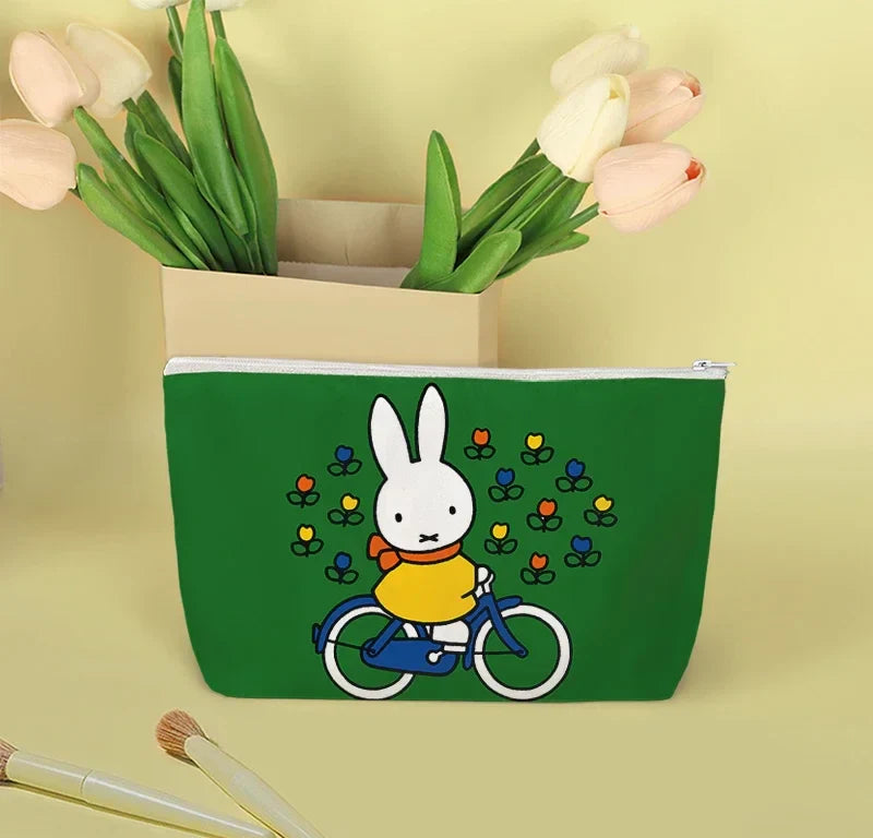 MIffy Makeup Bag Green Animals - Tophatter Daily Deals