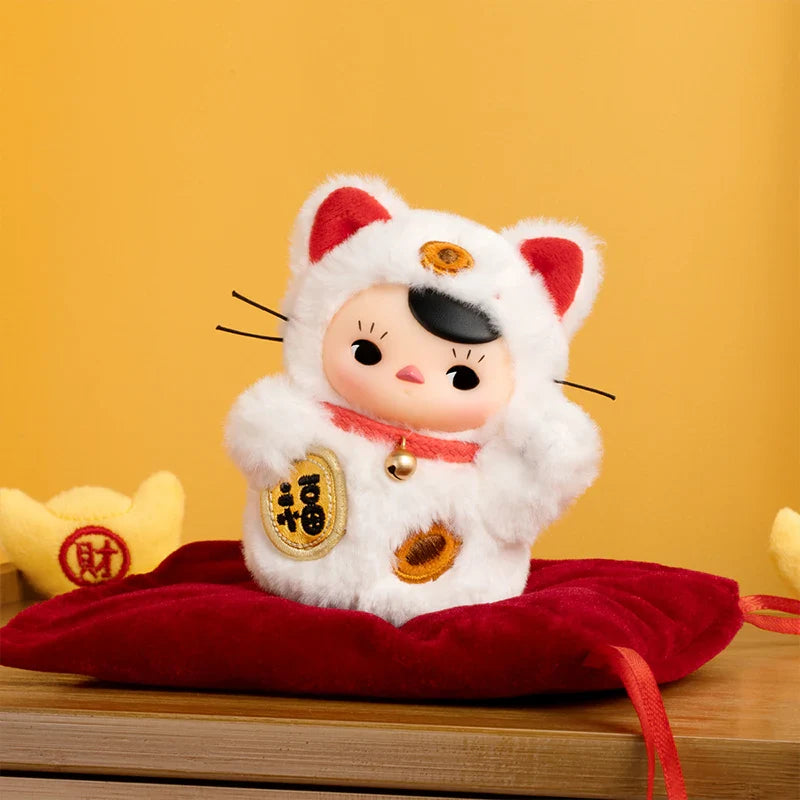Genuine Pop Mart Pucky Roly-Poly Kitty Series - Vinyl Plush Blind Box Animals - Tophatter Daily Deals
