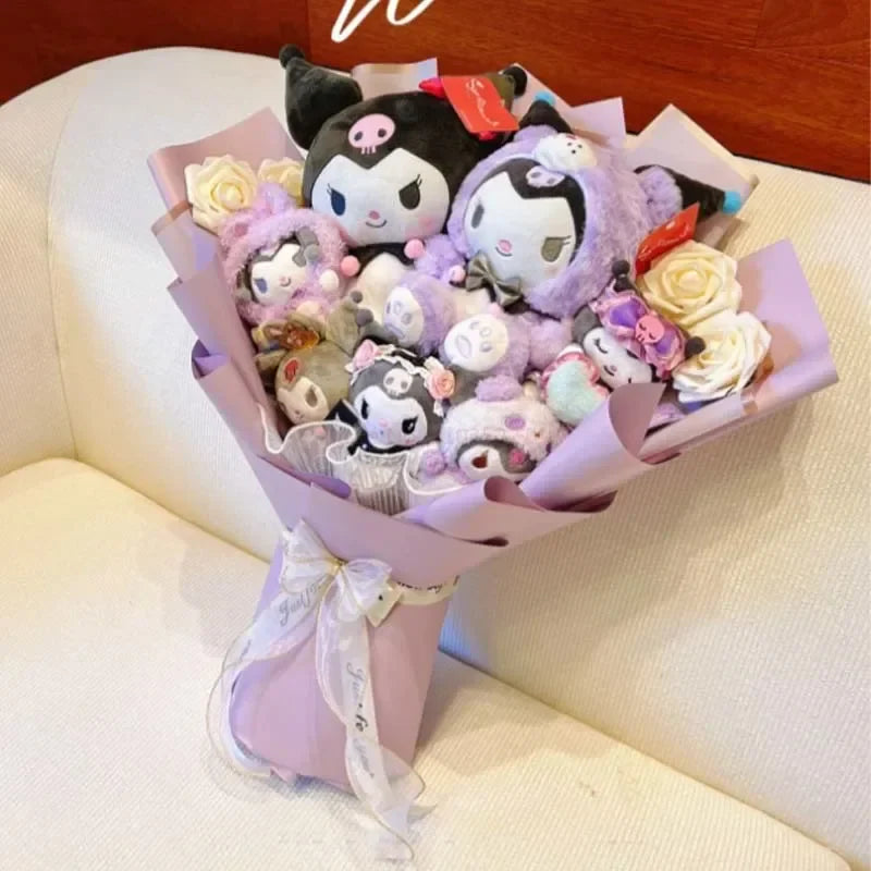 Sanrio Led Lights My Melody Plush Toy Bouquet Flowers - Tophatter Daily Deals