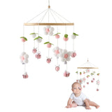 Baby Crib Mobile Wooden Musical Newborn Sensory Toys - Tophatter Daily Deals