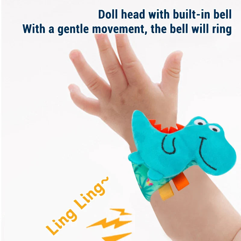 Baby Wrist Rattle Set Newborn Sensory Toys Soothing Gift - Tophatter Daily Deals