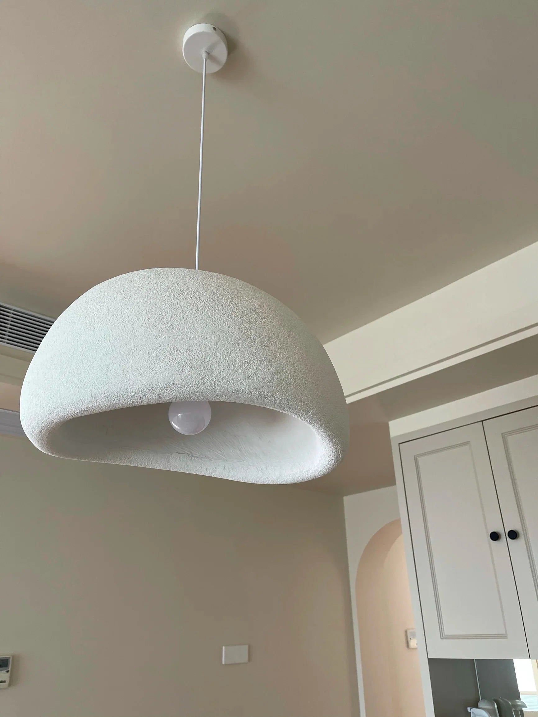 Japandi Pendant Ceiling Lamps Nordic Wabi Sabi LED Dining Room - Tophatter Daily Deals