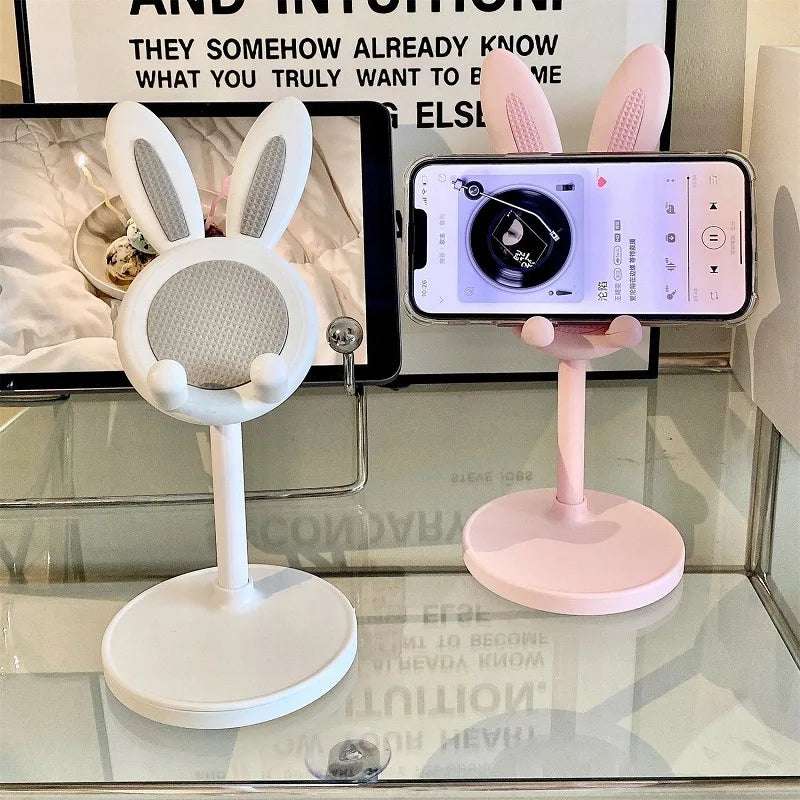 Bunny Rabbit Ears Phone Stand Telescopic Animals - Tophatter Daily Deals