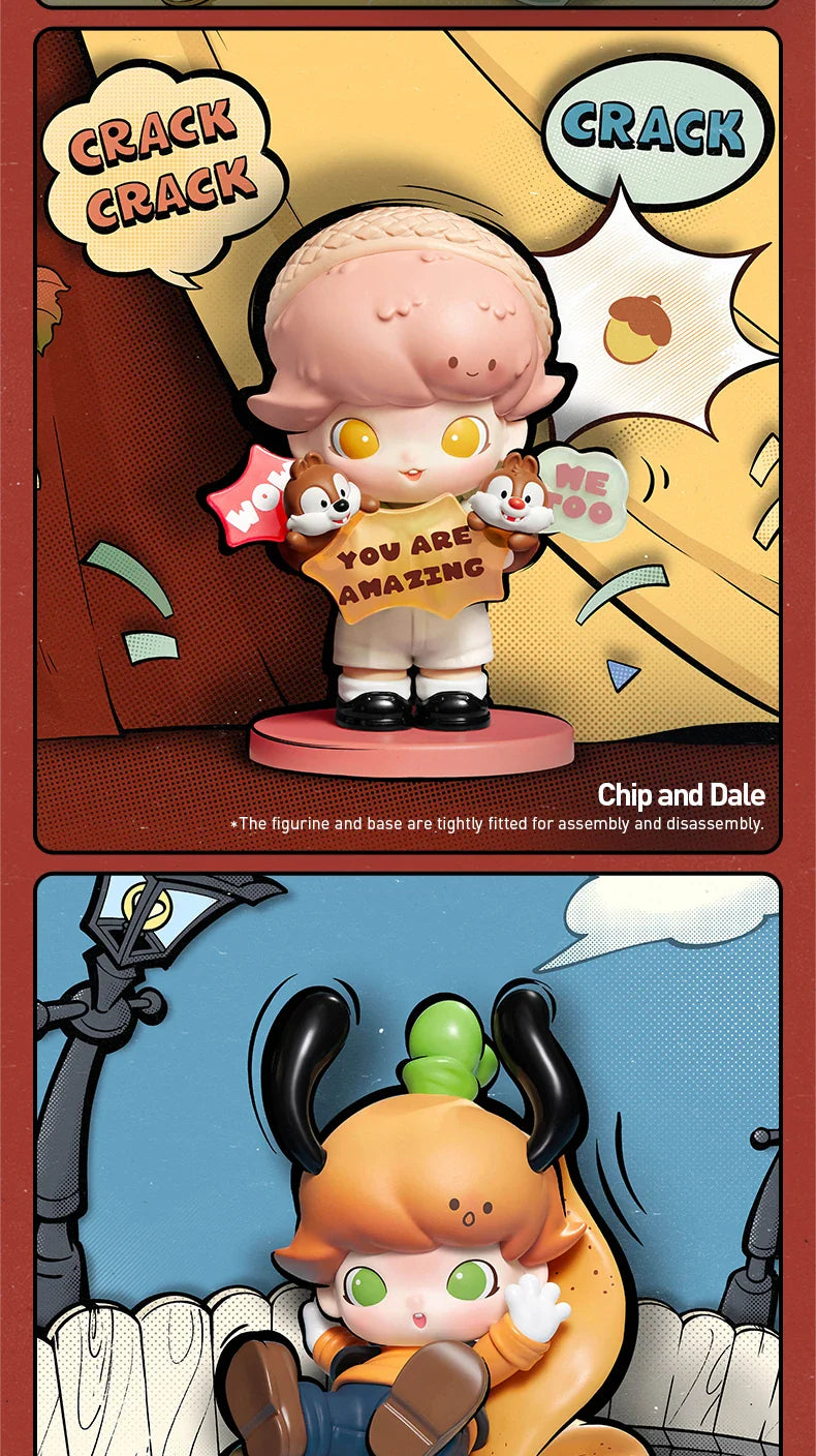 Genuine Pop Mart Dimoo World × Disney Series Figures Blind Box Animals - Tophatter Daily Deals
