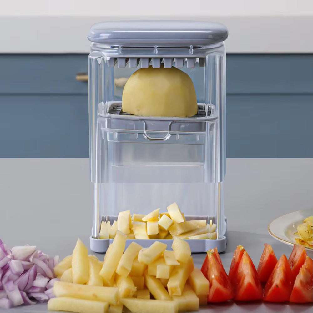 French Fry Cutter 4-in-1 French Fry Cutters - Tophatter Daily Deals