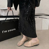 Breathable Women Mesh Ballet Flats - Strappy Round Toe - Tophatter Daily Deals