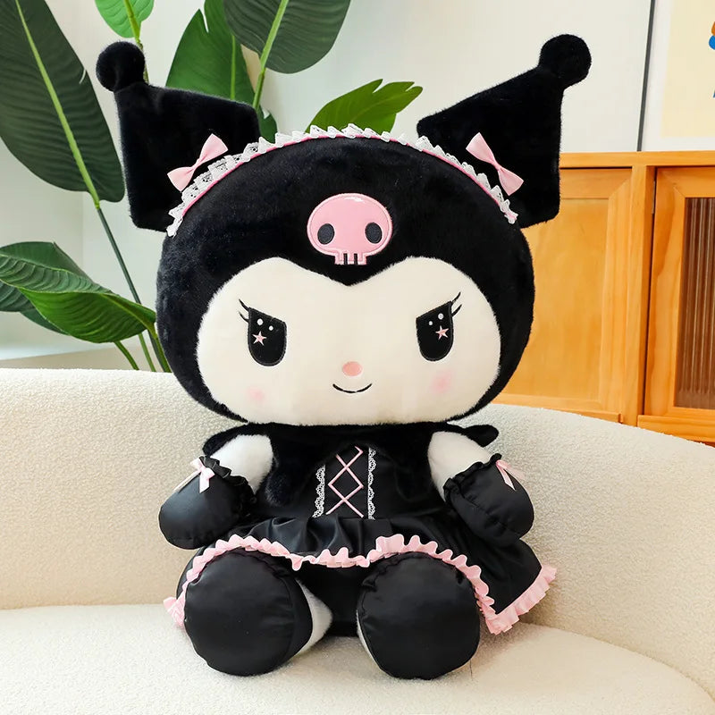 Sanrio Kuromi Plush Kawaii Cute Little Devil Plush Kuromi (Black) Anime - Tophatter Daily Deals