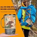 1.4L Backpacking Stove Cooking System Camp Cooking - Tophatter Daily Deals