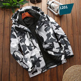 Waterproof Men's 2 In 1 Jacket - Softshell Fleece Hiking - Tophatter Daily Deals