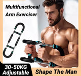 Adjustable U-Shaped Arm Exerciser Blue Fitness - Tophatter Daily Deals