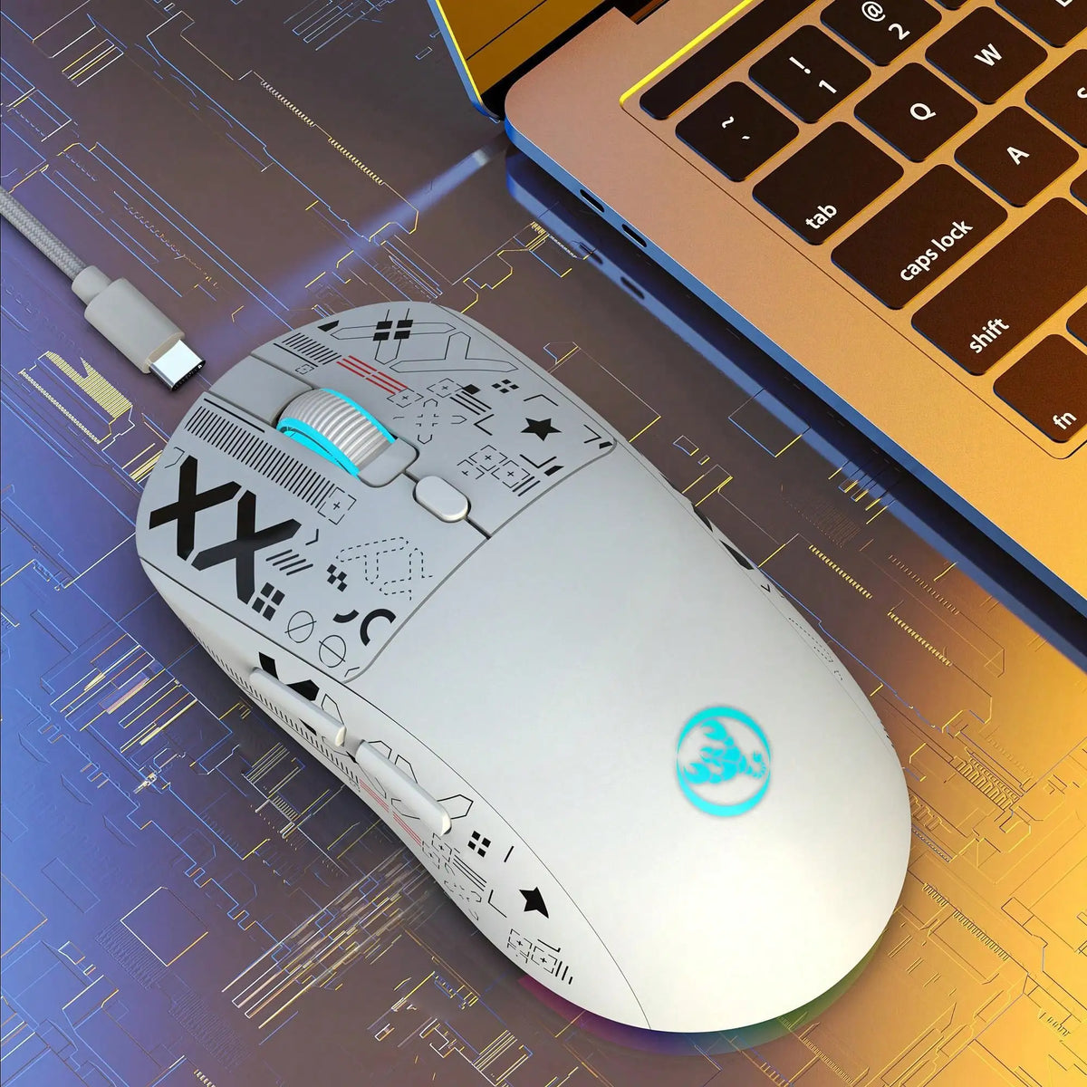 Gaming Mouse Wireless RGB 4000 DPI Rechargeable 650mAh - Tophatter Daily Deals