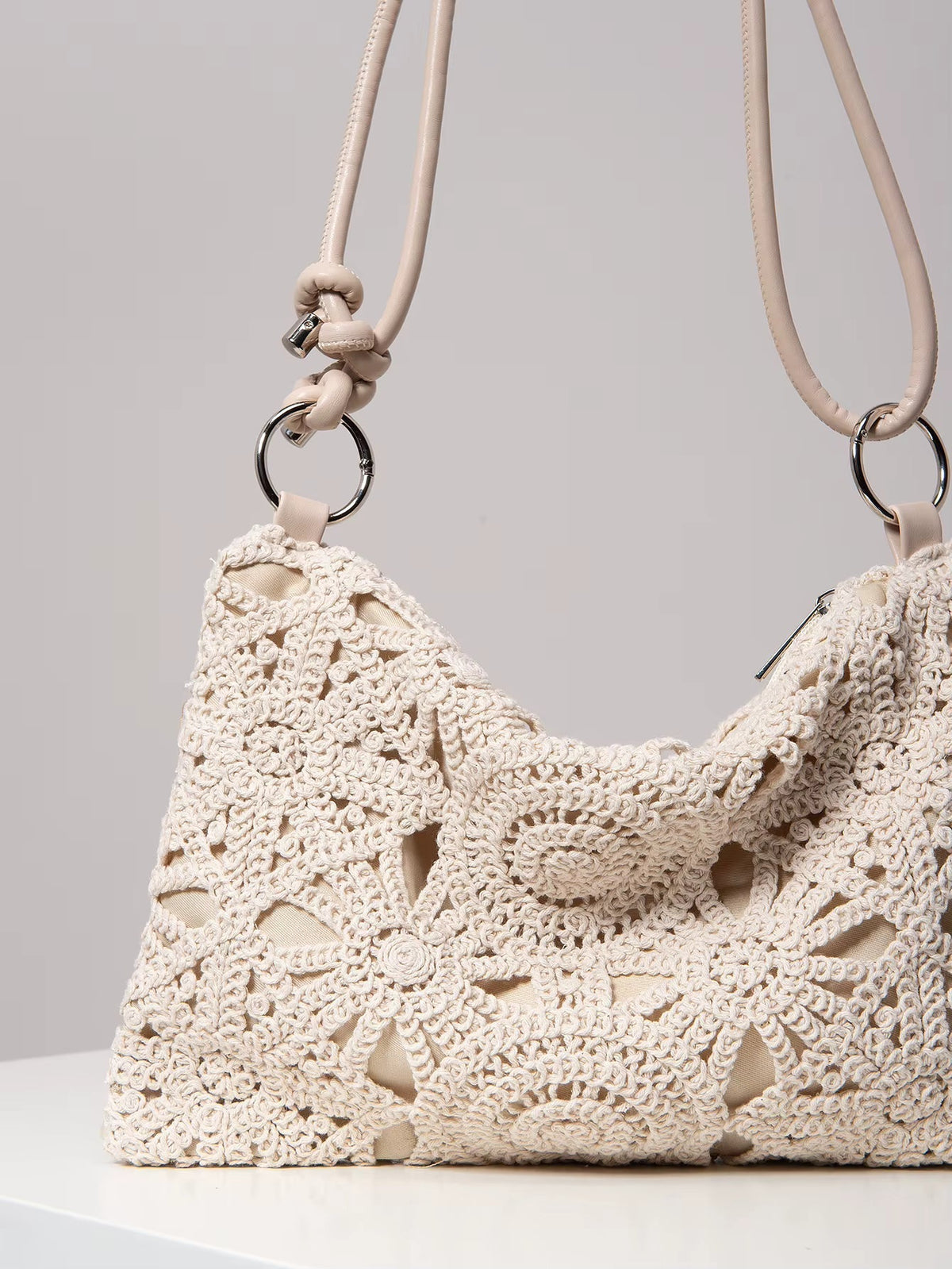 Boho Crochet Floral Shoulder Bag Handbags & Wallets - Tophatter Daily Deals
