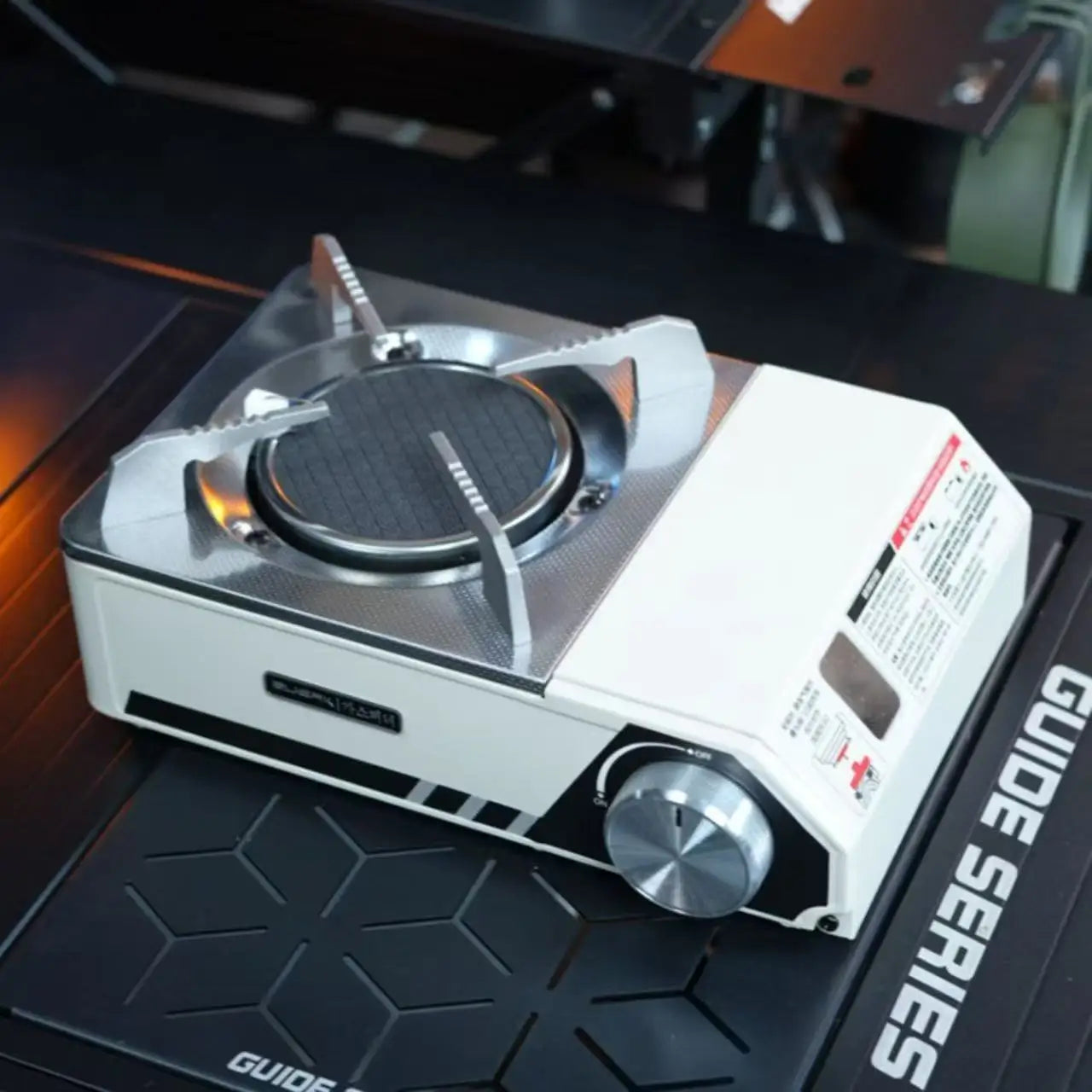 Infrared Camping Stove –Gas Burner with Carry Box White Camp Cooking - Tophatter Daily Deals