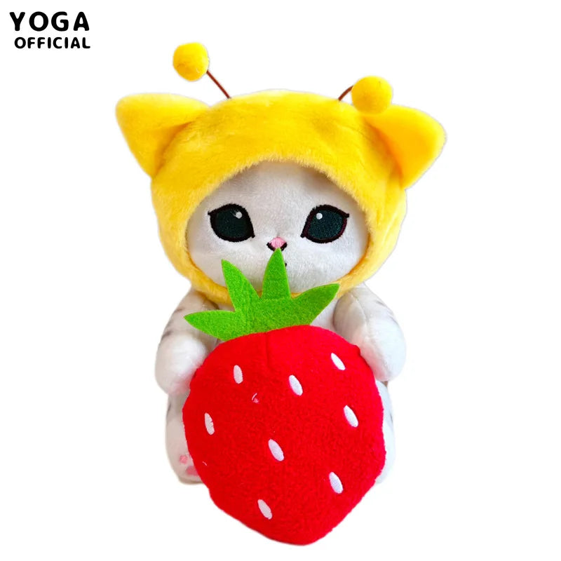 Mofusand Shark Cat Plush Toy Strawberry Animals - Tophatter Daily Deals
