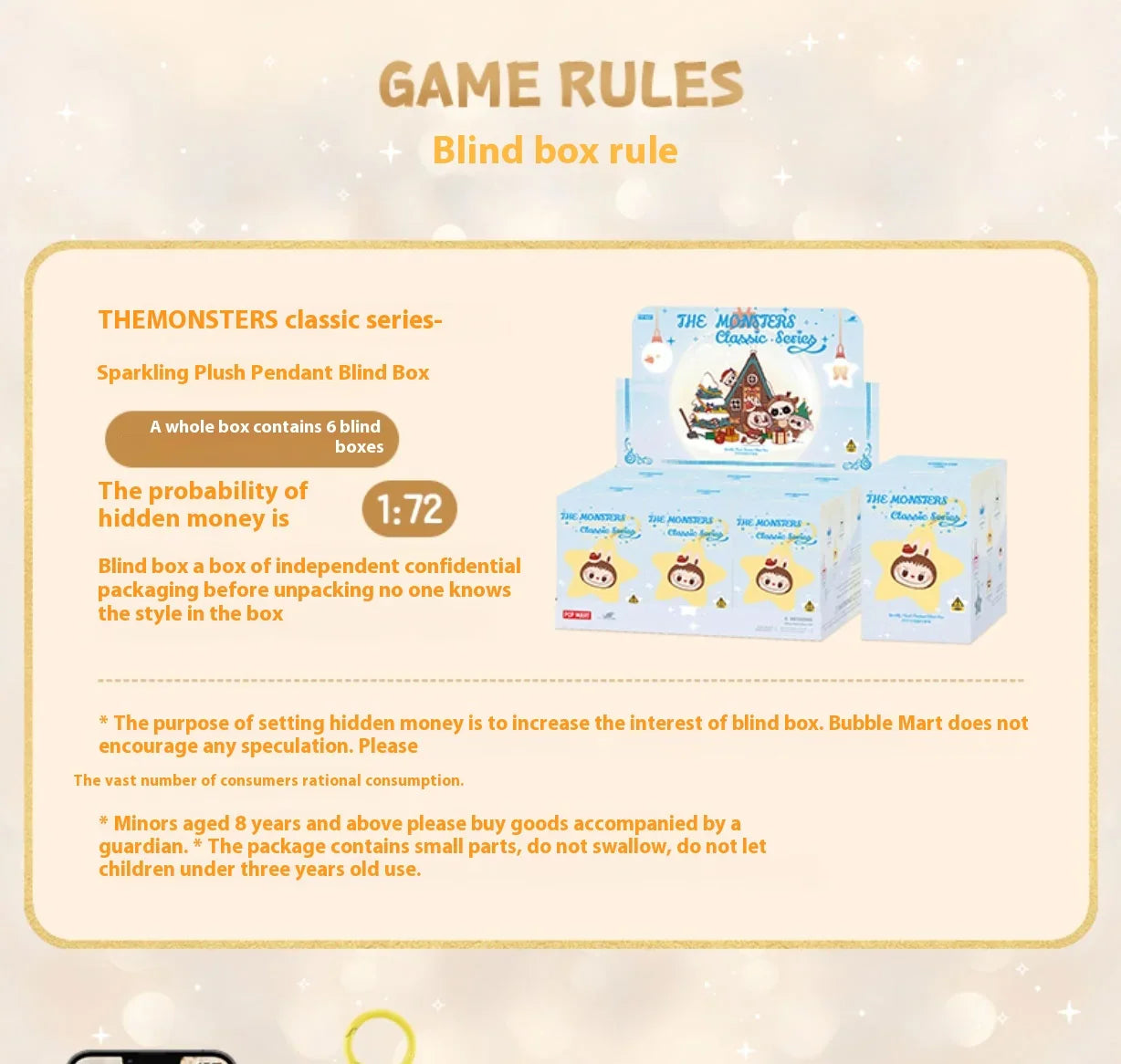 Genuine Pop Mart The Monsters Labubu Classic Series Sparkly Plush Pendant Blind Box Mythical - Tophatter Daily Deals