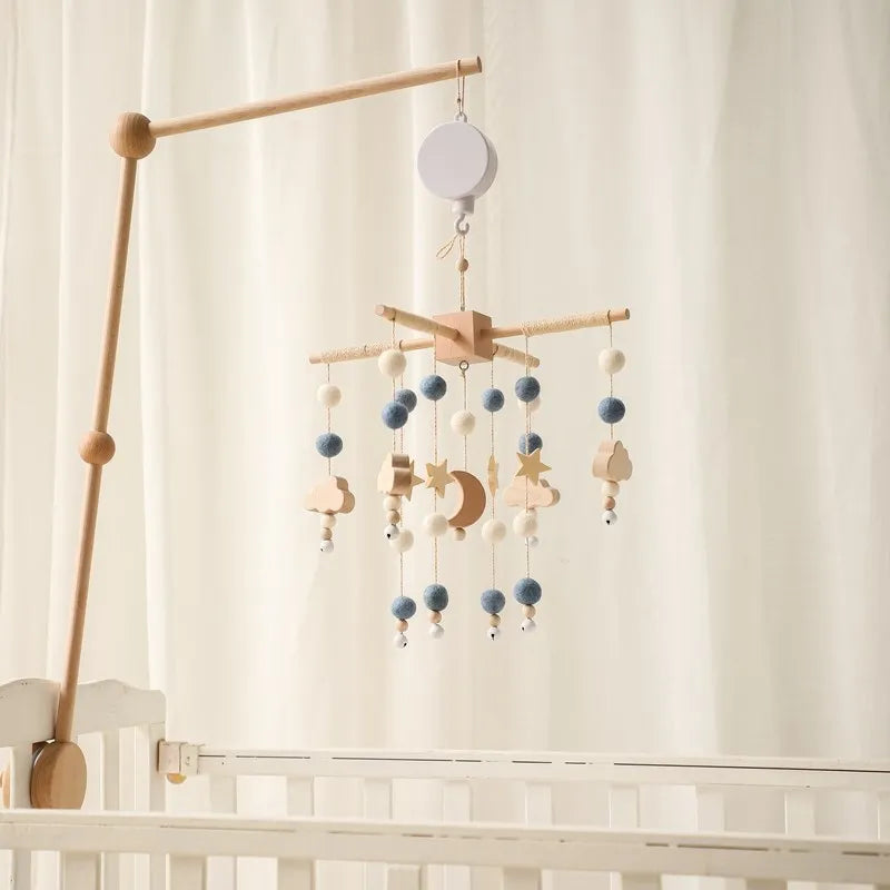 Hot Air Balloon Crib Mobile Newborn Sensory Toys Soothing - Tophatter Daily Deals