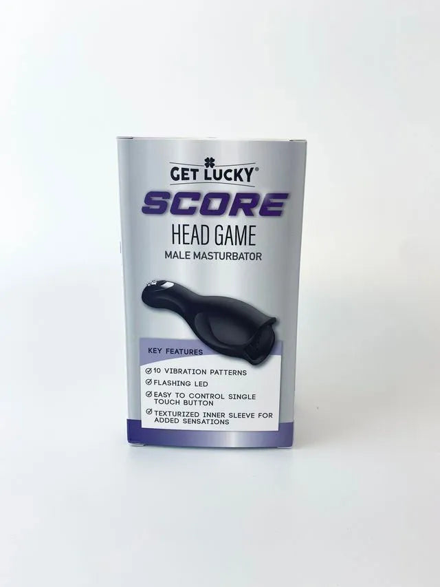 Score Head Game – Textured Vibrating Masturbator with LED > Sex Toys For Men > Masturbators > Vibrating - Tophatter Daily Deals