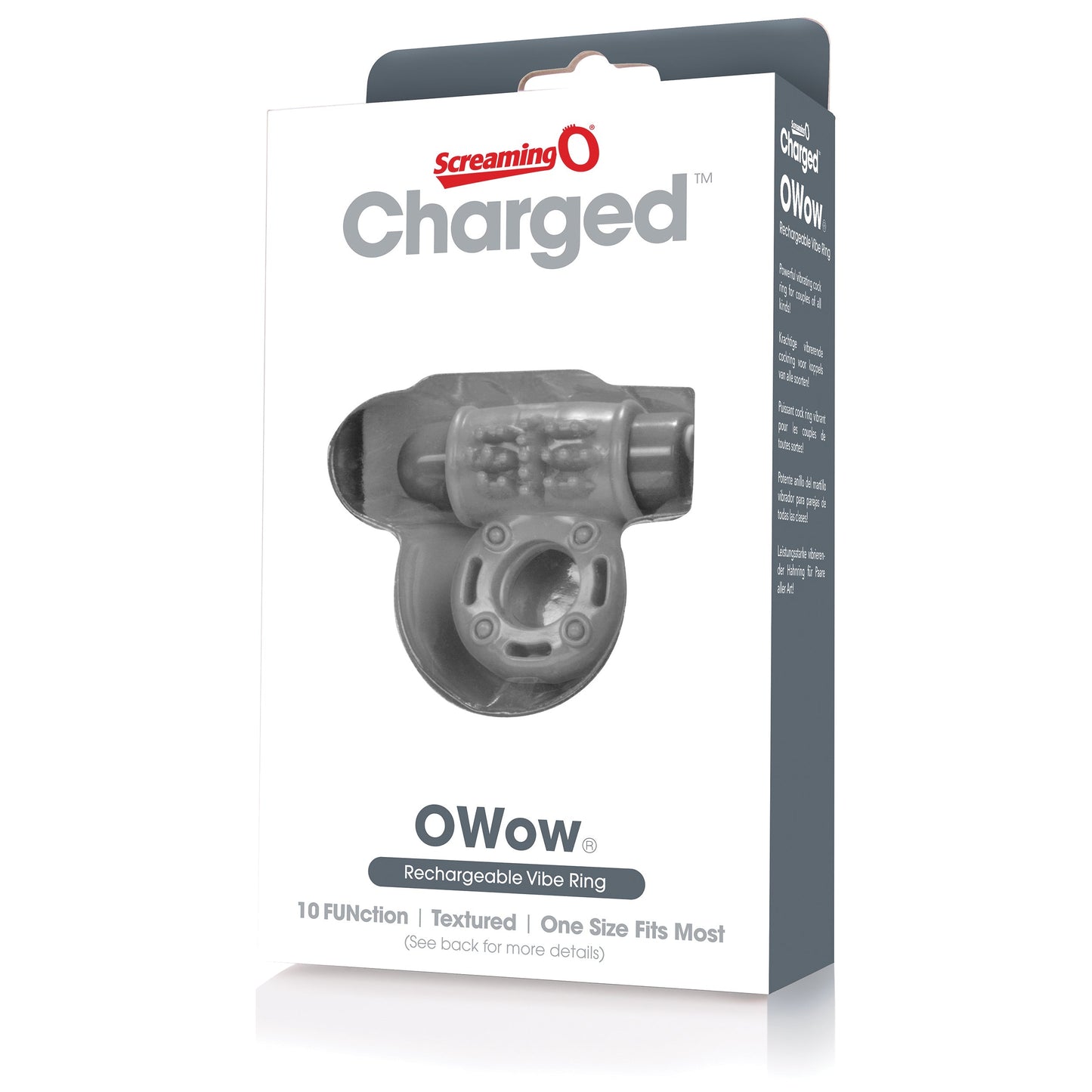 O Wow Ring – Rechargeable Vibrating Cock Ring with 10 Vibration Functions > Cock Ring > Vibrating - Tophatter Daily Deals
