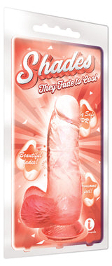 Shades 6 Inch Coral Jelly Dong – Vibrant 15.2 cm Dildo > Dildos > Realistic Dildos - Tophatter Daily Deals