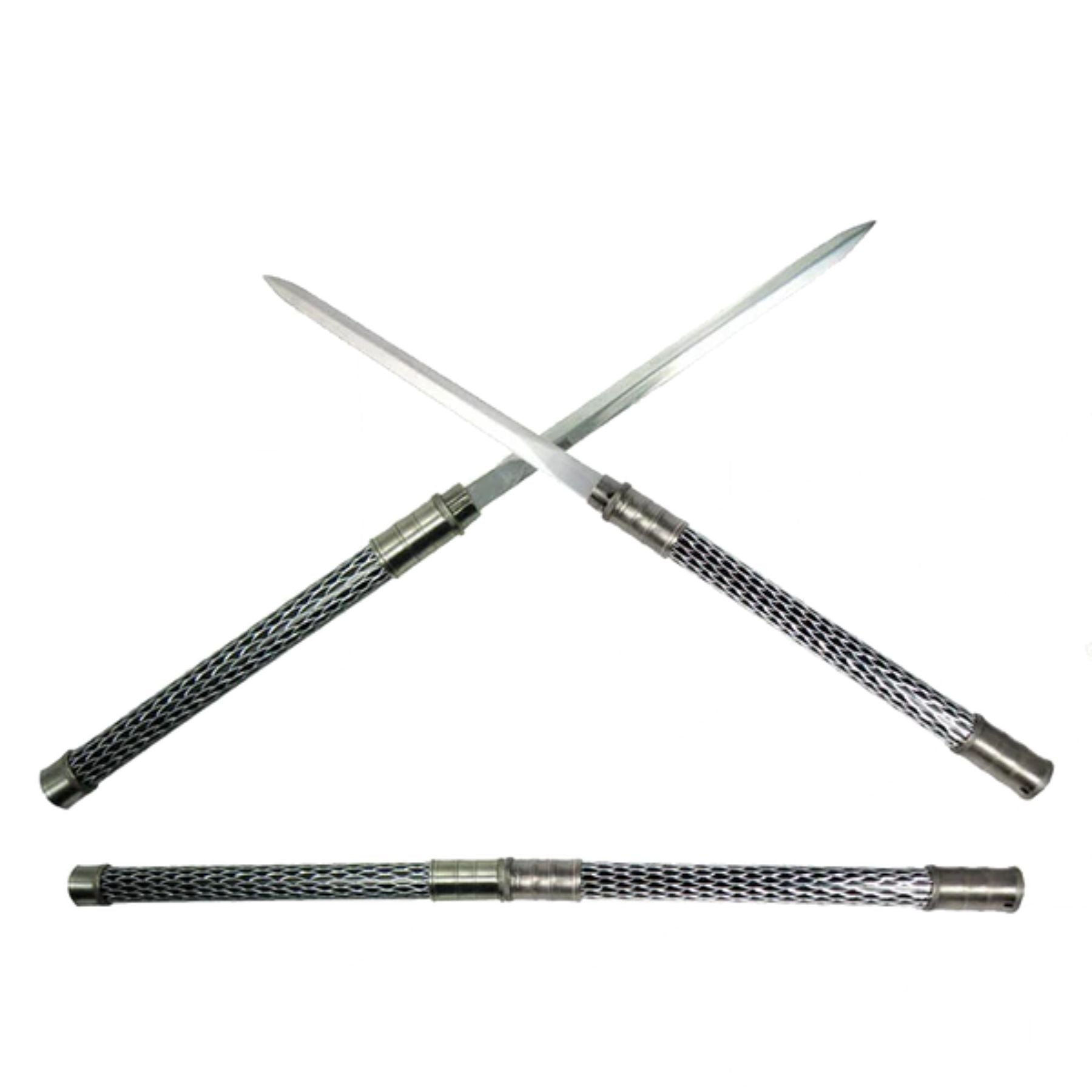 Shadow Sentinel Hidden Double Bladed Baton Swords - Tophatter Daily Deals