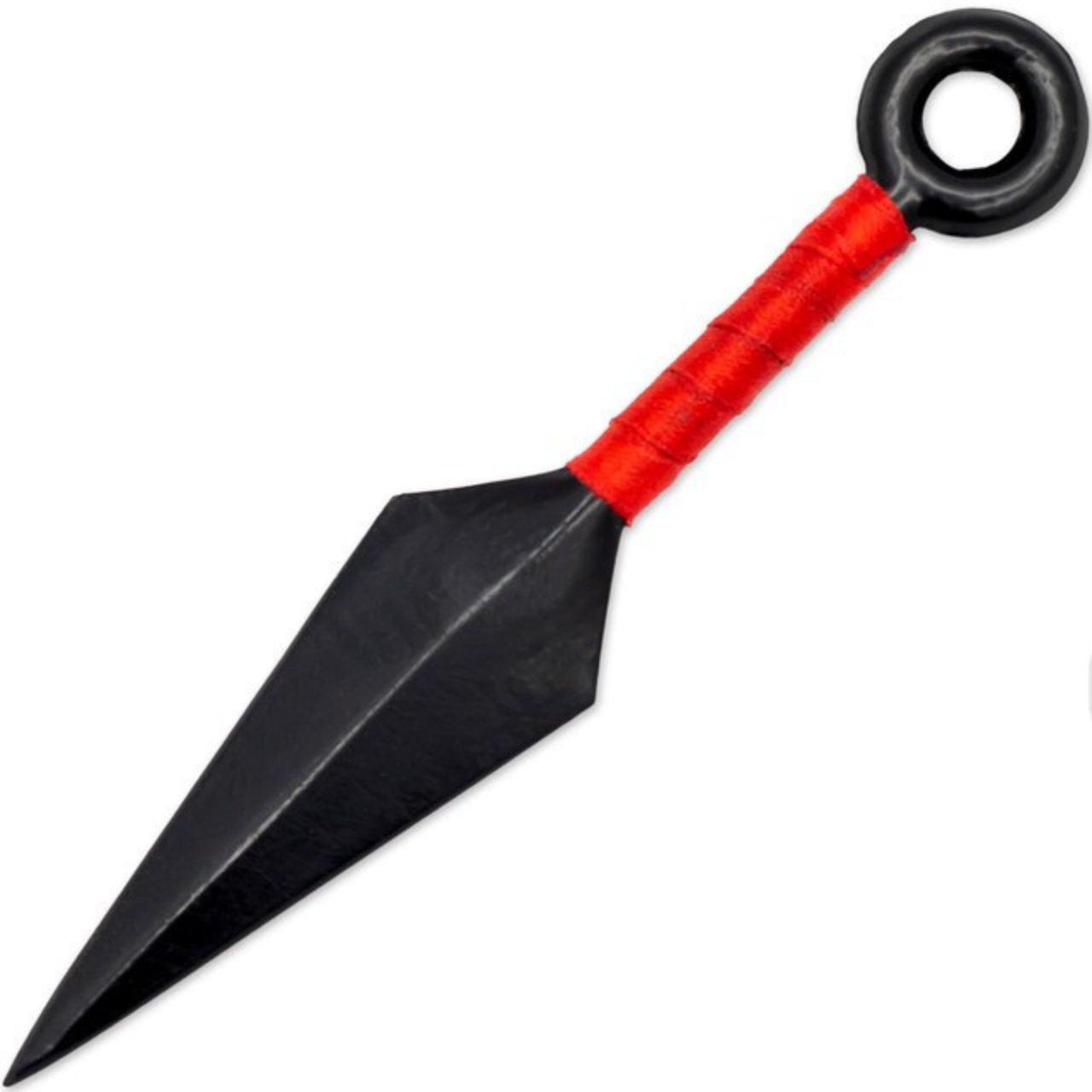 Shadow Strike Trio Red-Wrapped Mini Kunai Throwing Knives Set with Belt Pouch Throwing Knife - Tophatter Daily Deals