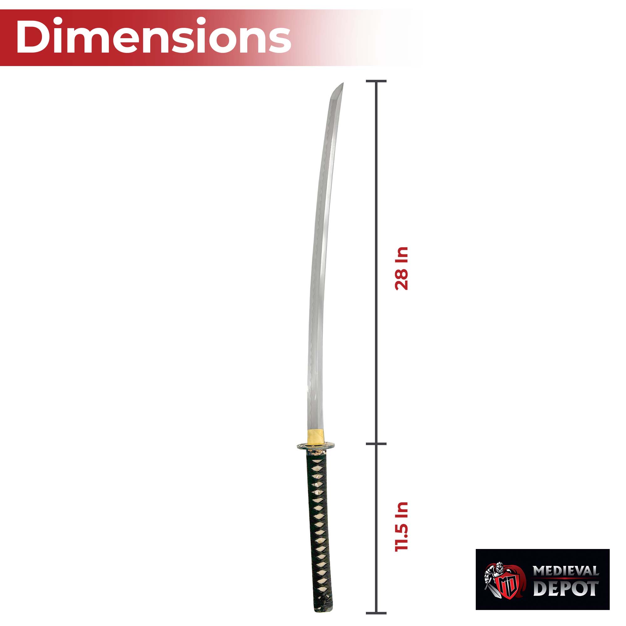 Shadow of the Sea Hawk 1060 Damascus Steel Handmade Katana Swords - Tophatter Daily Deals