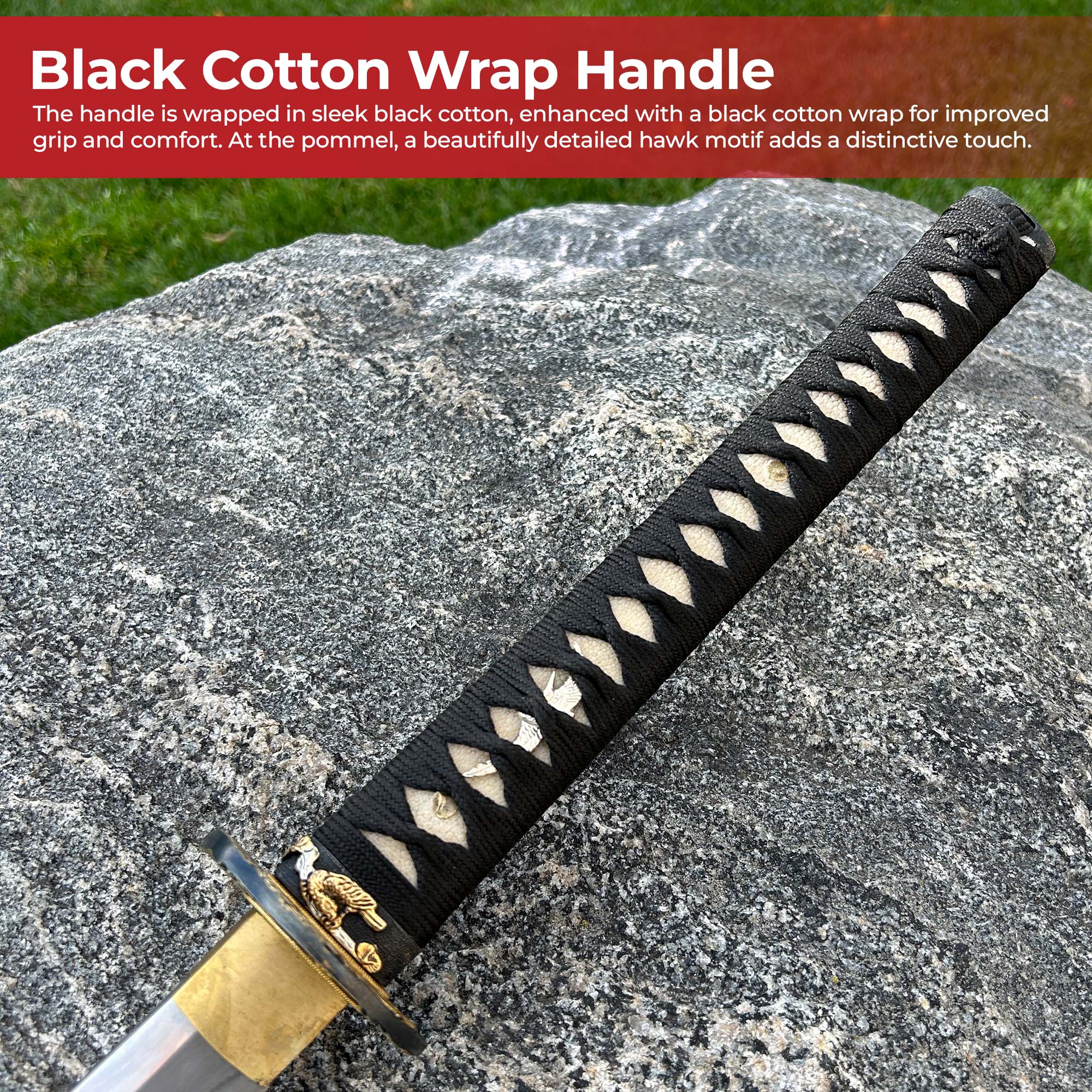 Shadow of the Sea Hawk 1060 Damascus Steel Handmade Katana Swords - Tophatter Daily Deals