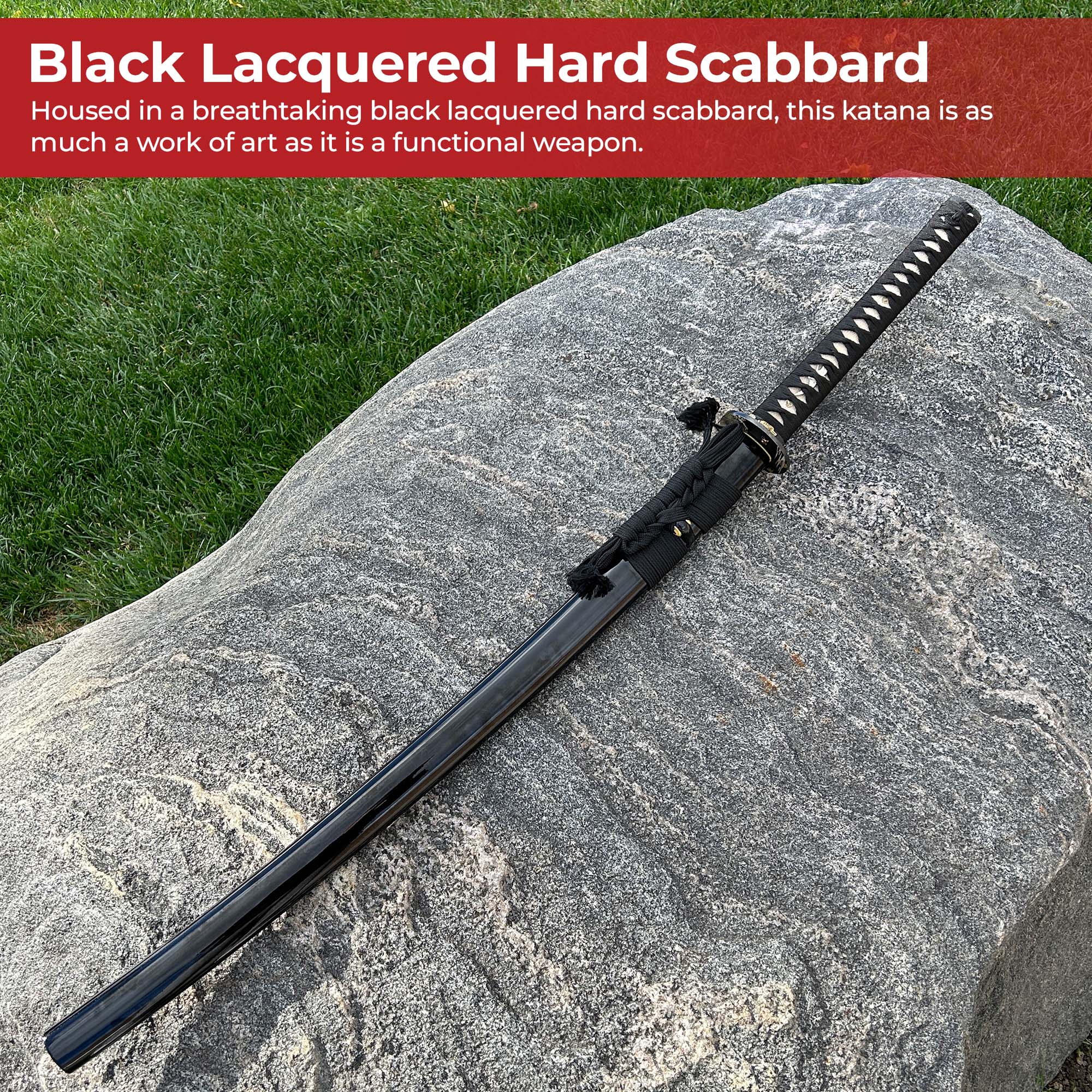 Shadow of the Sea Hawk 1060 Damascus Steel Handmade Katana Swords - Tophatter Daily Deals