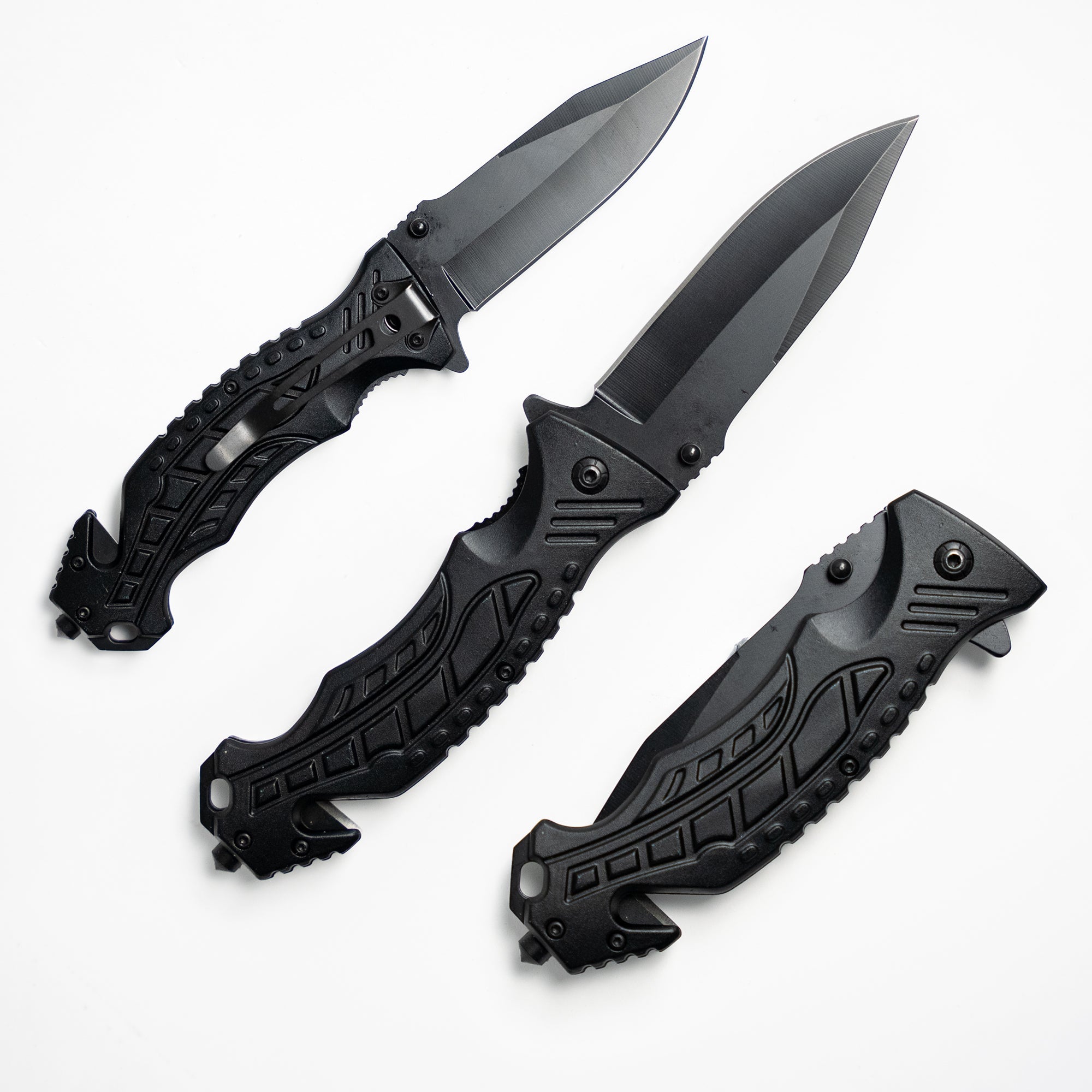 Fire and Steel - Shadow Edge Folding Knife Fire and Steel Exclusive - Tophatter Daily Deals