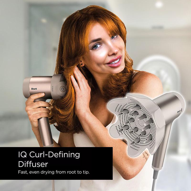 Ion Hair Dryer - Style iQ 1600W Ionic Hair Dryer 3 Styling Tools Stone Personal Care - Tophatter Daily Deals