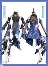 Shen He Cosplay Costume Frostflower Dew Dress Genshin Impact Lantern Rite Shenhe New Cosplay Outfits Ganyu Included New Arrival - Tophatter Daily Deals