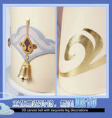Shen He Cosplay Costume Frostflower Dew Dress Genshin Impact Lantern Rite Shenhe New Cosplay Outfits Ganyu Included New Arrival - Tophatter Daily Deals