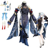 Shen He Cosplay Costume Frostflower Dew Dress Genshin Impact Lantern Rite Shenhe New Cosplay Outfits Ganyu Included New Arrival - Tophatter Daily Deals